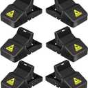 Rat Traps Outdoor Fast Kill: Large Mouse Traps Indoor for Home that Work - 6 Pack Easy Set Rats Trap for Outside, Professional Reusable Chipmunk Killer Quick Snap Traps with Detachable Bait Cup
