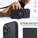 Faiono Magnetic for iPhone 17 Case [Full Camera Protection][Military-Grade Protection][Compatible with MagSafe] Shockproof Protective Slim Phone Case for iPhone 17, Black