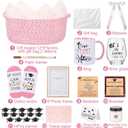 Zopeal 2026 Graduation Gift Basket Set for Her, Personalized Grad Gifts with Candle, Mug, Wine Glass, Jewelry, Socks & Banner, College High School Nursing Master Phd Graduation Gifts(Pink)