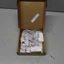 Single LED Kitchen Under Cabinet Puck Light, 120V Direct Wall Plug in Closet Cupboard Night Light, Easy to Mount, Inline On Off Switch, White Wires, 2 Packs, Warm White