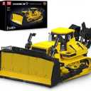 Mould King 17049 Crawler Bulldozer Building Kits, MOC Building Blocks Construction Vehicles Model with Motor/APP Remote Control, Gift Toy for Age 14+ /Adult Collections Enthusiasts (3774+ Pieces)