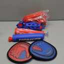 3-in-1 Kids T-Ball Set for Toddlers 3-5 with Fixed Tee Ball Stand, Baseball Launcher, Toss and Catch Ball Game - Outdoor Sports Toy Gift for Boys and Girls