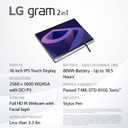 LG gram Laptop 16T90Q 2-in-1 16" Touchscreen, Intel Evo 12th Gen Core i5, 16GB RAM, 512GB SSD, Windows 11, Green