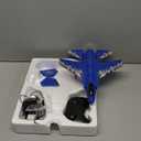 RC Airplane F-35 Remote Control Lightning II Jet Plane, 2.4GHz Smart Gyro Easy to Fly for Kids Adults Beginners (Blue)