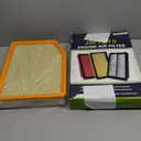 Capume Engine Air Filter JM1219 Fits for 2021-2025 Escalade ESV, 2019-2025 Silverado 1500, 2021-2025 Suburban, 2021-2025 Tahoe, 2019-2025 Sierra 1500, 2021-2025 Yukon XL, for 84121217 A3244C 84121219