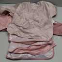 POIKSHARK 4 Pack Long Sleeve Bib, Reusable Bib with Catch-all Pocket