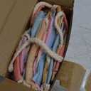 Felt Happy Birthday Garland Rainbow Banner Reusable Happy Birthday Sign Party Supply for Party Decor(Macaron Color)