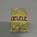 DELELE 2 Pairs Reflective Shoelace Flat Safety Laces for Shoes Sneakers Boots (39 inch (100CM), 17 Yellow)