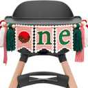 Upfirst Meatball First Birthday High Chair Banner - Italian Food Theme First Bday Party Supplies,Our Little Meatball Is Turning One Decor Banner,1st Birthday Photo Props