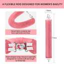 Heatless Curls Overnight Set - Jumbo Overnight Hair Curlers to Sleep In, Soft Velvet Hair Rollers for Women, No Damage Curls Styling Tools 6pcs