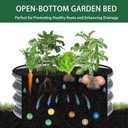 Gartist 2 Pcs 2x2X1 ft Metal Galvanized Round Raised Garden Bed Kit Outdoor, Cream White Planter Garden Bed, Raised Box for Vegetables, Fruits, Flowers & Herbs