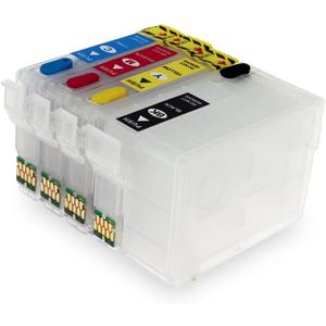Refillable Ink Cartridges T254 T252XL120-BCS T252XL220 T252XL320 T252XL420 for Workforce WF-7710 WF-7720 WF-7210 WF-7110 WF-7620 WF-7610 WF-3640 WF-3620 Printer