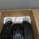 Under Desk Elliptical Machine, Electric Elliptical Leg Exerciser for Seniors Fully Assembled, Quiet & Portable Electric Seated Pedal Exerciser with Remote Control & 12 Adjustable Speeds (Small)