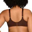 Vanity Fair Women's Beauty Back Smoothing Minimizer Bra, Minimizes Bust Line up to 1.5", Non Padded Cups up to H (Brown)