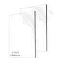 Clear Acrylic Sheet Plexiglass,1/4" Thick (6mm) Cast Acrylic Glass Sheet,Plexiglass Sheet for Craft Projects,Signs,Painting,Windows Replacement (2 Piece 8''x12'')