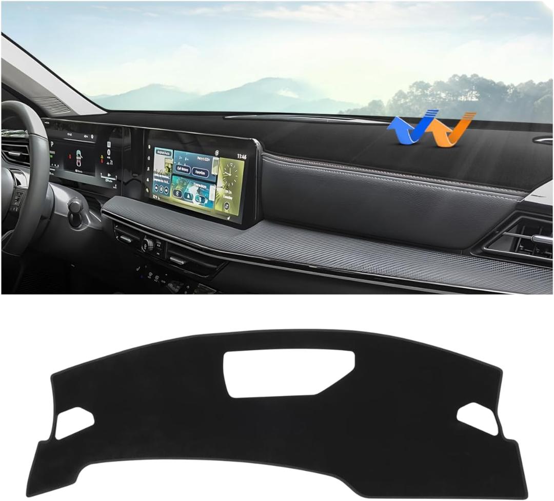 Autorder Dashboard Cover Mat for Nissan Kicks 2025 2026 Accessories Dash Cover Upgrade Velvet Dash Mat Sunshade Glare UV Rays Protector