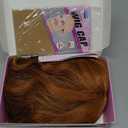 AISI HAIR Synthetic Wavy Curly Bob Wig with Bangs Cooper Blonde Short Wavy Hair for Women Synthetic Heat Resistant Bob Wigs