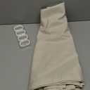 BTTN Fabric Shower Curtain, Linen Textured Heavy Duty Polyester Cloth Shower Curtain Set with 12 Plastic Hooks, Hotel Luxury Waterproof Decorative Shower Curtains for Bathroom - 72"x72" - Beige/Cream