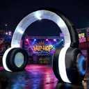 9FT Inflatable Headphones Archway with LED Lights