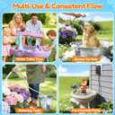 Water Table Pump Kids Toys: Firefighter Water Table Pump Continuous Flow Adjustable Water Pressure 12V Safe Plug-in Long Cord No Drilling Kids Outdoor Water Play Toys Accessories for Toddlers 1-3 4-8