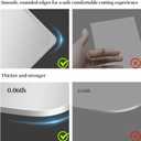 Titanium Cutting Board-Pure Titanium Cutting Boards For KitchenDouble-Sided Metal Cutting Board with Juice Groove, Separates Meat and Vegetables, Dishwasher Safe (Pattern 1410 Inch)