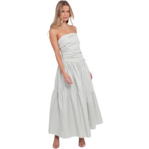 Petal & Pup Women's Blanche-Strapless-Maxi-Dress-Mint, X-Large