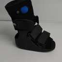United Ortho USA14115 Short Air Cam Walker Fracture Boot, Medium, Black