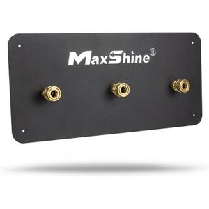 Maxshine 1/4" Universal Quick Connect Foam Cannon Holder (3 Cannons, Brand) – Wall-Mounted Organizer for Garage & Mobile Detailing