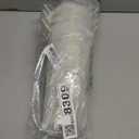 ZEONHEI 3 Pack 9 Inch Tall Galvanized Flower Bucket, Beige Farmhouse French Flower Bucket with Handle, Rustic Buckets Vintage Metal Vases for Flower, Centerpieces, Floral Wedding Arrangements