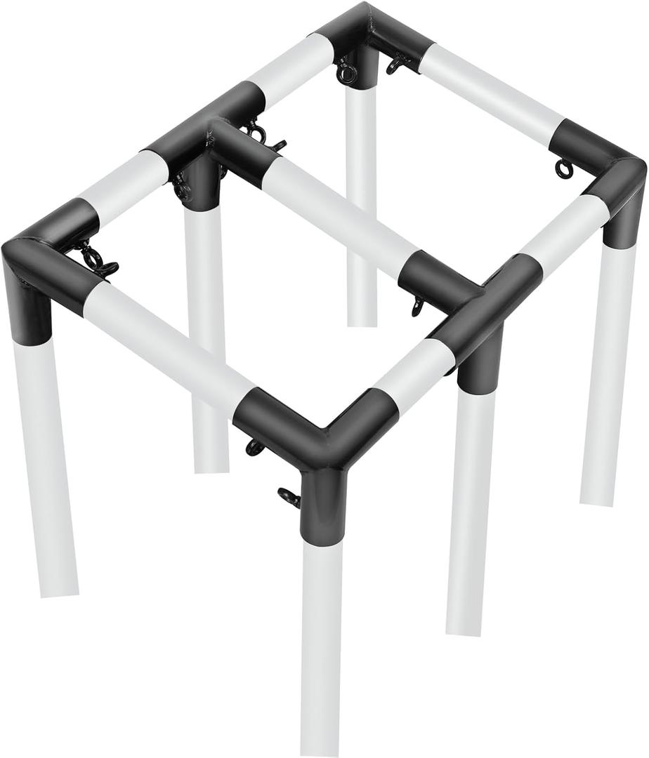 Aoneky 1 3/8'' Slant Roof Corner Canopy Fitting Couplers Kit - Frame Carport Connectors for 4 6 8 10 Leg (6 Leg Kits)