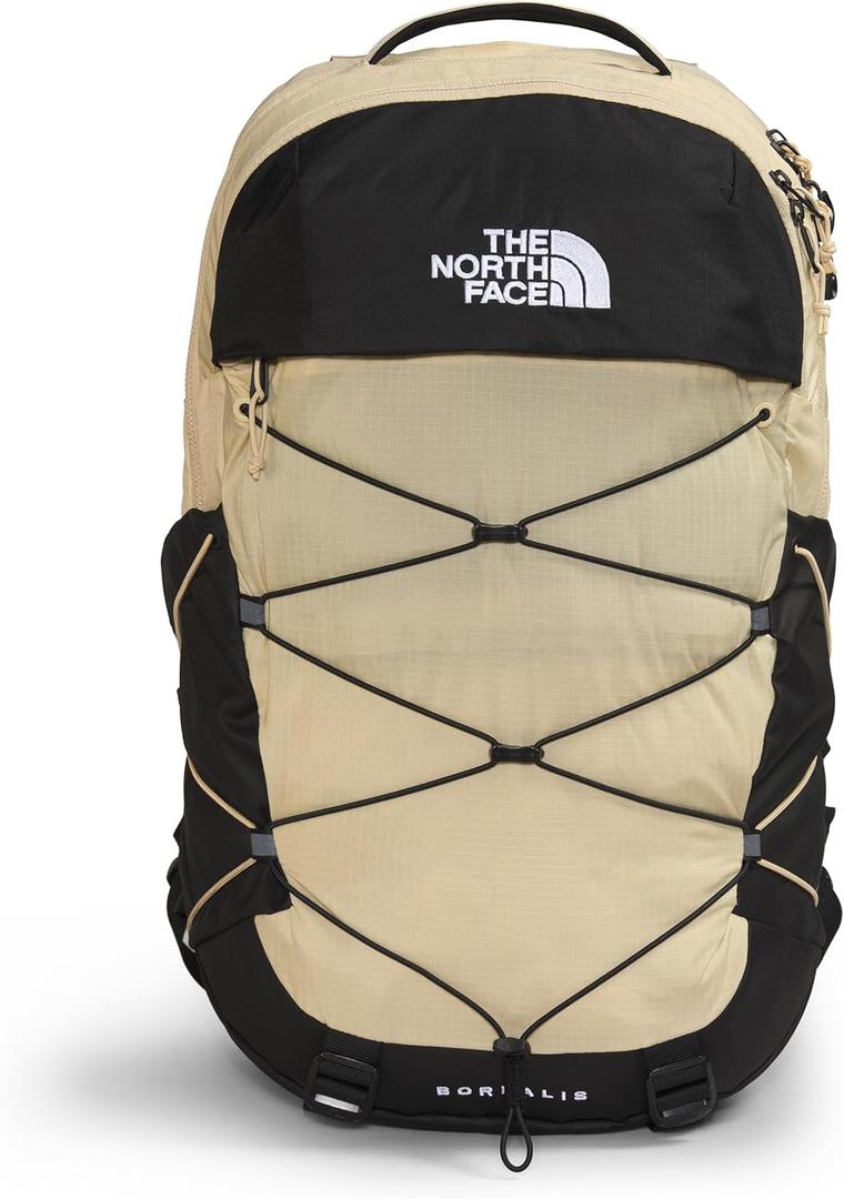 The North Face Borealis Commuter Laptop Backpack - Water Repellent, Laptop Sleeve, Large Main Compartment, Gravel/TNF Black-NPF, One Size