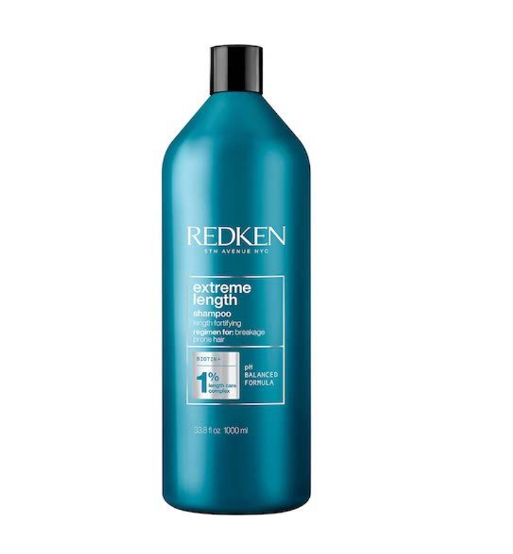 Redken Extreme Length Conditioner For Damaged Hair - Fortifies, Strengthens and Conditions Hair, Infused With Biotin & Castor Oil For Hair Growth (33.8 Fl Oz (Pack of 1))