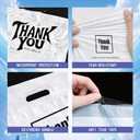 POLYSELLS Thank You Poly Mailers 10x13 inches 100 Pcs Waterproof Self-Sealing Shipping Bags with Handle for Clothing