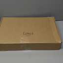 Ling's Moment 5FT White Artificial Flower Garland Fake Rose Green Leaves Floral Garland Arch Flowers Vine for Wedding Party Backdrop Decor Mantel Home Table Centerpieces Window Decorations