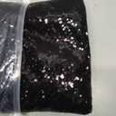 Black Sequin Backdrop Curtain 2 Pieces 2FTx8FT Glitter Photography Backdrop for Party Wedding Birthday Christmas Decorations