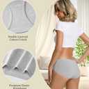 dmuveo Womens Underwear Cotton Soft Hipster Full Coverage Ladies Stretch Panties (Regular & Plus Size) (S)