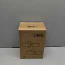 UME 2-Pack 19W Dusk to Dawn LED Security Light Outdoor, 2 Adjustable Head, 2000LM, 5000K, IP65 Waterproof, Super Bright Flood Light with Photocell for Garage, Yard, Exterior, Entryway(White)