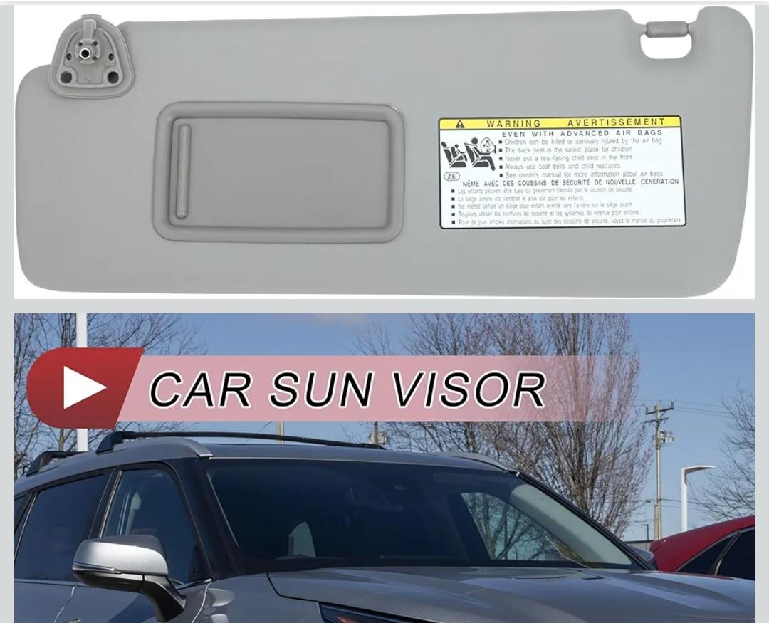 1 Pcs Car Sun Visor for Toyota Highlander 2004-2007 left  Driver Side Sun Visor Assembly No.74320-48260-A0 Gray Glass