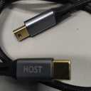 AGVEE 3.3ft USB-C to Mini USB Cable, Gold Plated End Tips, Braided Durable Mini-B 5-Pin to Type-C Data Charging Charger OTG Cord for Hero 3+, Canon Nikon Camera, GPS, Blue Yeti, Dark Gray