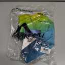 Kanu Surf Boys' Line Up Quick Dry UPF 50+ Beach Swim Trunk (2T, Mirage Navy/Yellow)