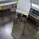 58"x18" Arched Full Length Mirror - Black Freestanding Floor Mirror for Bedroom, Living Room, Dressing Room - Elegant Arch Design, Wall Mount or Standing, Lightweight & Shatterproof