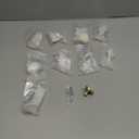 10 Pack Round Gold Knobs 1.2" Brushed Yellow Pearl Gold Drawer Knobs,Cabinet 1 Hole Hardware Handles Decorative Furniture Knobs for Dresser Wardrobes