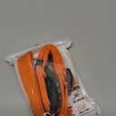 lynxking Dog Collar Soft Padded Breathable Cotton Solid Color Strong Adjustable Pet Collar for Little Puppy (Orange)