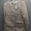 BURBERRY Ladies Loulou Oatmeal Single-Breasted Tailored Jacket, Brand Size 41LG