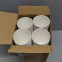 Domensi 100 Pack Eid Mubarak Paper Cups Ramadan Muslim Disposable Coffee Cups Bulk Gold Foil Hot Cold Drinking Party Supplies for Eid Islamic Al Adha Decorations(Black)