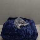 Westinghouse Heated Queen Size Blanket - Electric With 10 Heating Levels, 1-12 Hours Auto Shut Off, Fast Warming, Machine Washable (84x90 Inches, Navy Blue)