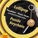 PieceRelax Chupa Chups X 3D Puzzle Keychain 24 Plastic Pieces - Chups My Flavor - Portable Key Ring Unique Gifts