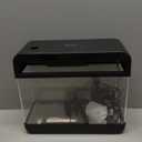 Fish Tank Aquarium 3 Gallon, Smart Aquarium Kits - Silent Water Pump,Self Cleaning System,7 Color Lights,Temperature Display, Aromatherapy, Advanced Filtration