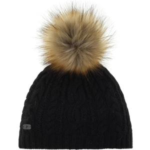 Lou Lux, One Size, Winter Hat with Light Brown Pompon, Partially Lined 