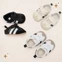 BACSAC Baby Shoes for Boys Girls Non Slip Low Top Infant Walking Shoes Breathable Comfort Toddler Walker Shoes Pull On Newborn Baby Sneakers 3 6 9 12 Months (Apricot Green)